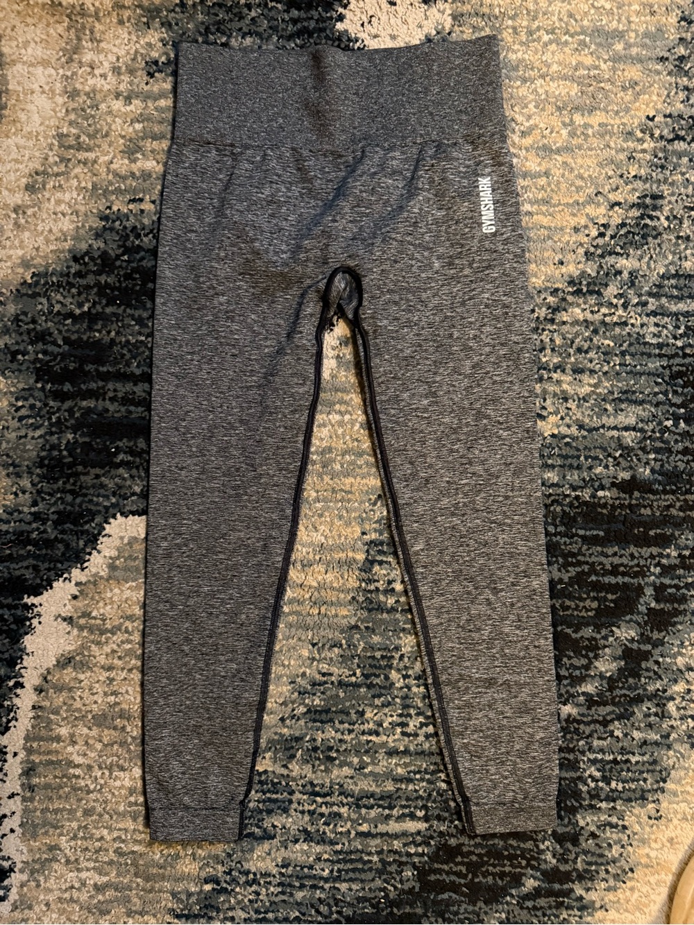 Gymshark Kids Gray High-Waist Seamless Leggings